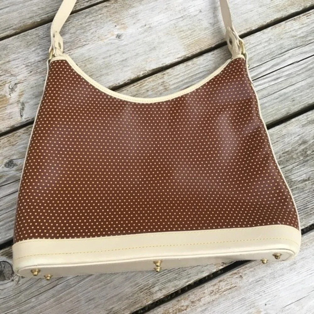 Dooney & Bourke Hobo Two Toned Brown and Tan Bag